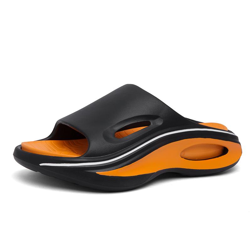 

Модные новые модные мужские летние сандалии Eva Outdoor нескользящие повседневные мужские тапочки дышащая мужская обувь легкая высококачественная 44-45 чёрный