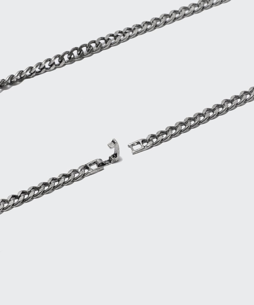 Musinsa Standard Mini Cuban Chain Necklace [Silver]
