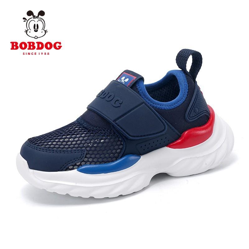 Bobdog Children's Shoes Boys 'shoes 2026 Mesh Breathable New Sneakers Step-on Running