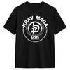T-shirt Krav Maga Sistema Militare Israeliano di Combattimento Ravvicinato Estiva Hipster T-shirt da Uomo Cotone Girocollo Top Magliette Manica Corta T-shirt