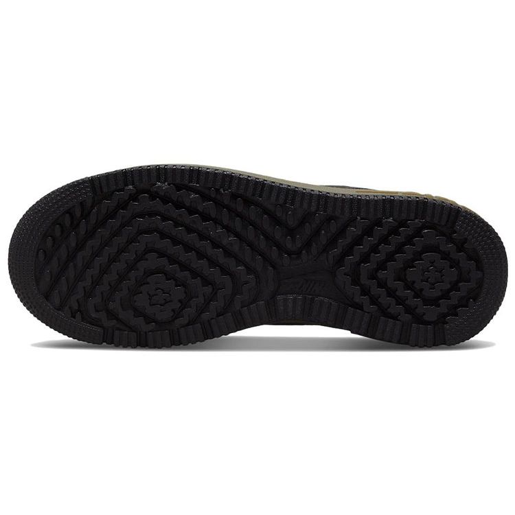 Nike Air Force 1 Luxe Marrone Basalto Sneakers Uomo Gomma Nera-Marrone Scuro DN2451-200