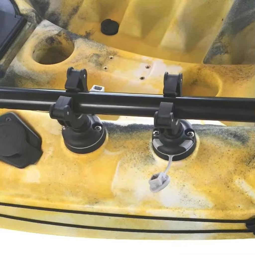 Kayak Paddle Holder Canoe Boat Paddle Board Clip Mount Track Mounted Oars Grip Kayak Accessories Easy To Install
