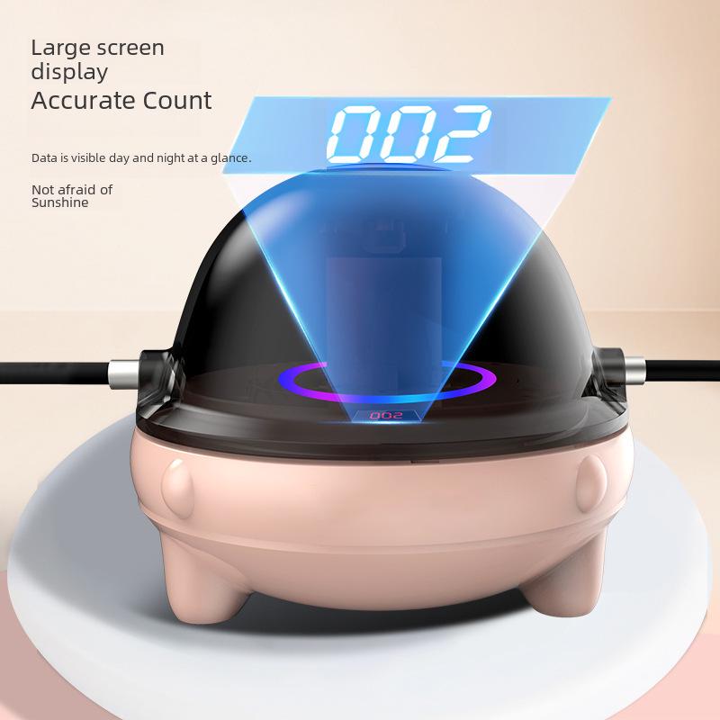 Bluetooth Music Smart Jump Rope: Cordless, Automatic Counting, for Adults & Kids.