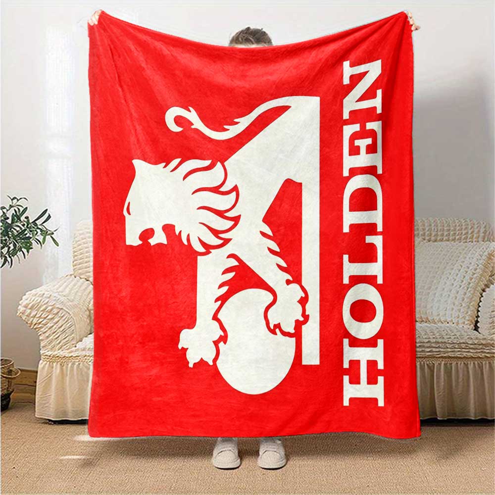 Holden Symbol Blanket Warmthful Decor Blanket Perfect for Picnics Sofa Couch Office Bed Picnics Modern Style Best Holiday Gift Y20