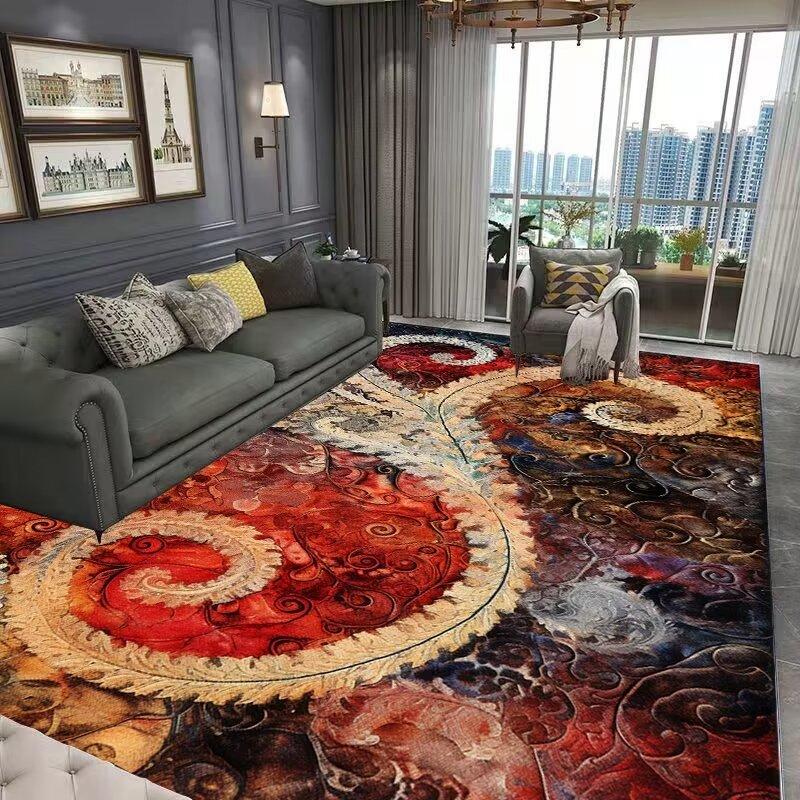 Nordisch Geometrisch Modern Raumdekor Großer Flächenteppich für Wohnzimmer Luxuslounge Eingang Matte Heimdekorationen Schlafzimmerteppiche