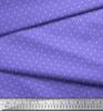 Soimoi Japan Crepe Satin Fabric Dot & Leaves Small Motif Shirting Print Fabric by the Metre 42 Inch
