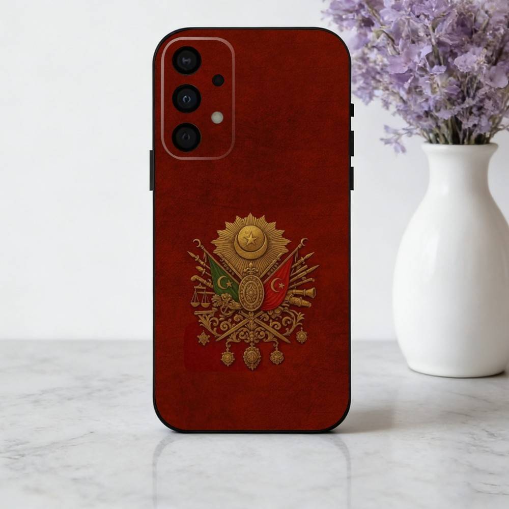 emblem historical Ottoman Empire Coat Of ArmsPhone Case For Samsung Galaxy A73,A72,A71,A70,A53,A52,A51,Soft Silicone Black Cover