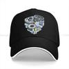 Pure Color Dad Hats Mechanical Fix Unisexs Hat Sun Visor Baseball Caps Engineer Peaked Cap