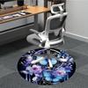 1PC Butterfly Dreamcatcher Office Round Area Rug, Indoor Mat Suitable ForOffice, Under Office Chairs Bedroom Living Room Home Decor, Room Deco, D140