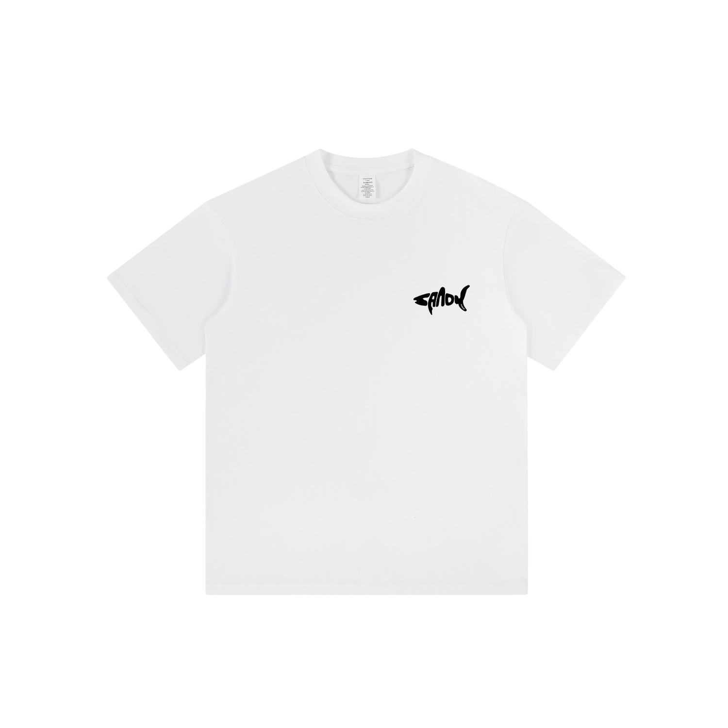 

Унисекс Черная Хлопковая Футболка с Коротким Рукавом, Летний Стиль, Свободный Крой, Большой Размер, Повседневный Рукав до Локтя для Пар 2XL белый