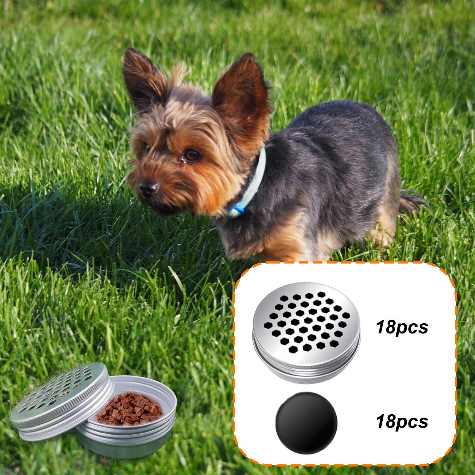

18x Dog Scent Training Kit with Ventilated Lids Food Containers Reusable Lightweight Round