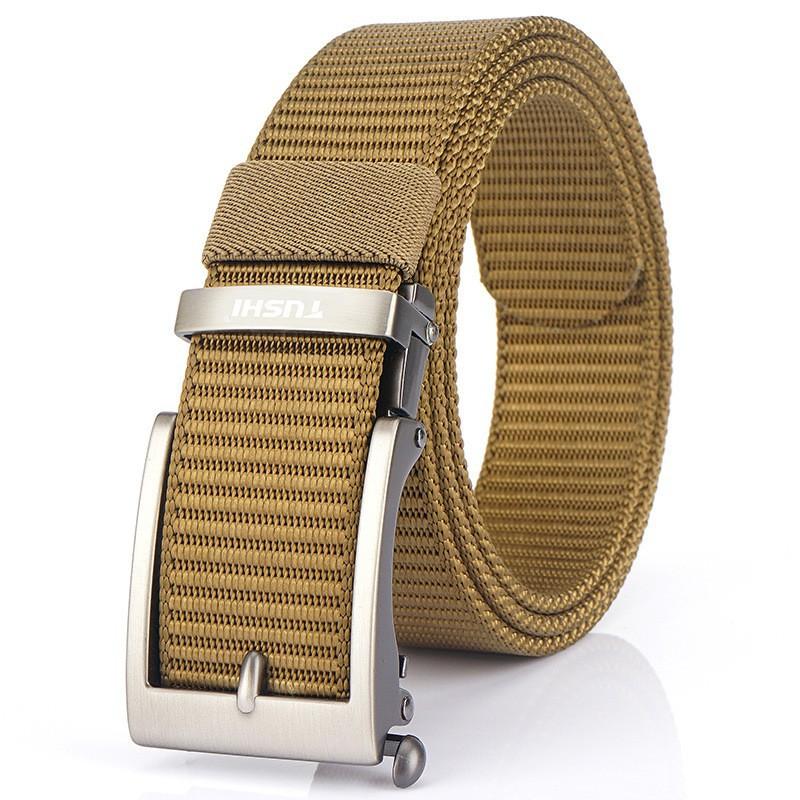 3.5 Nylon Belt Men's Canvas Young Students Korean Automatic Buckle