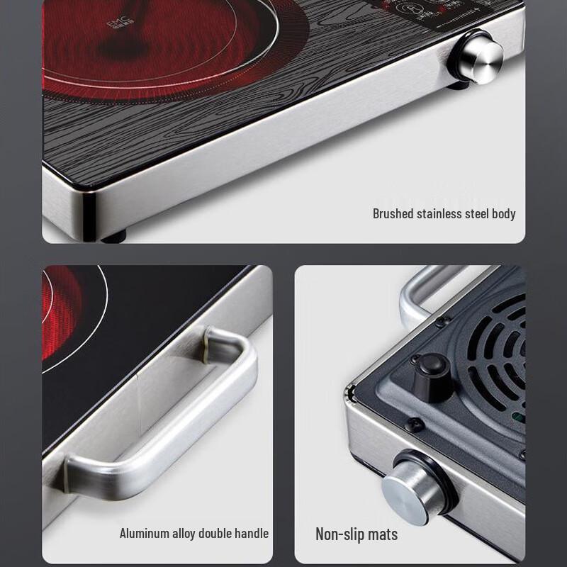 ZISIZ Home Multi-function Induction & Ceramic Cooker