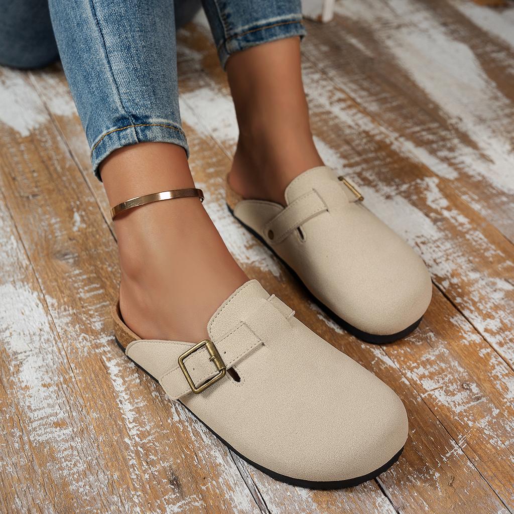 Fashion 2025 Women Slippers New Fashion Outdoor Slippers Non Slip Flat Bottom Casual Mules Shoes Women Slides Women Zapatos De Mujer