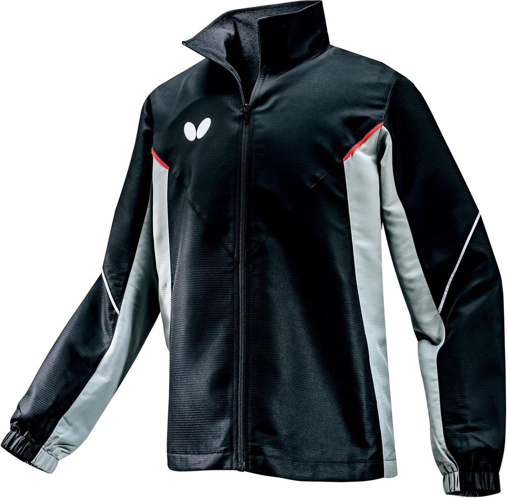 Butterfly BTY Windbreaker Table Tennis Wind Jacket Size L Jacket, (46260-278), Black,