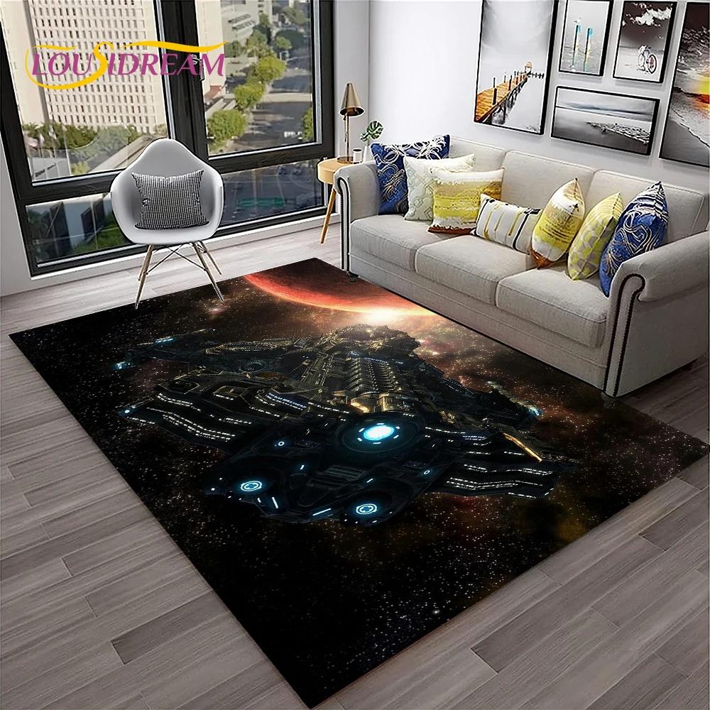 StarCraft Game Retro 3D Gamer Carpet Rug for Home Living Room Bedroom Sofa Doormat Decor,kids Play Area Rug Non-slip Floor Mat
