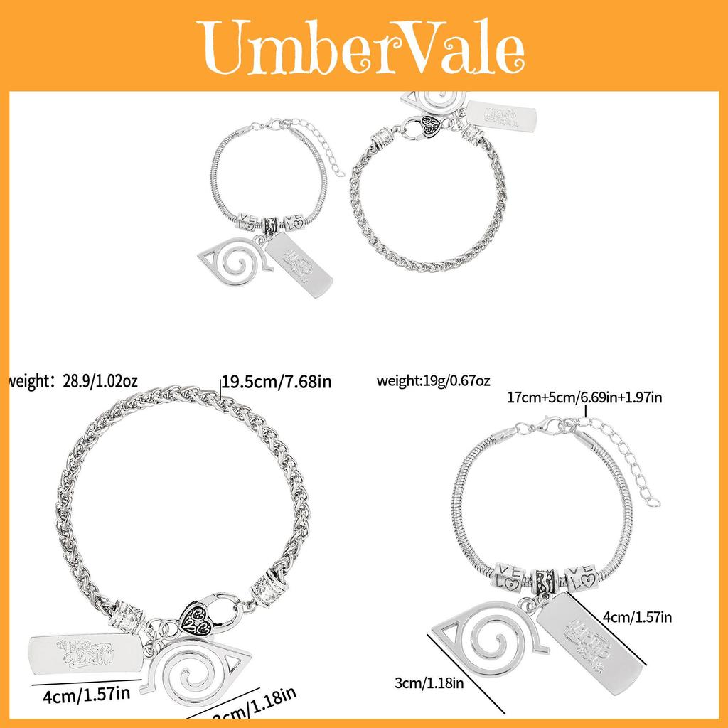 Naruto Akatsuki Symbol Legierungsarmband Für Anime-Fans Schmuck Geschenk