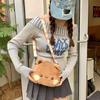 Cute Bear Crossbody Bag Kawaii Anime Bear Figure Bag Fashion Versatile Cartoon Plush Shoulder Bags for Women Girls
