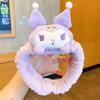 Sanrio Cartoon Face Wash Hair Band: Cute, Anti-Moisture Hair Tie/Headband for Beauty Routines