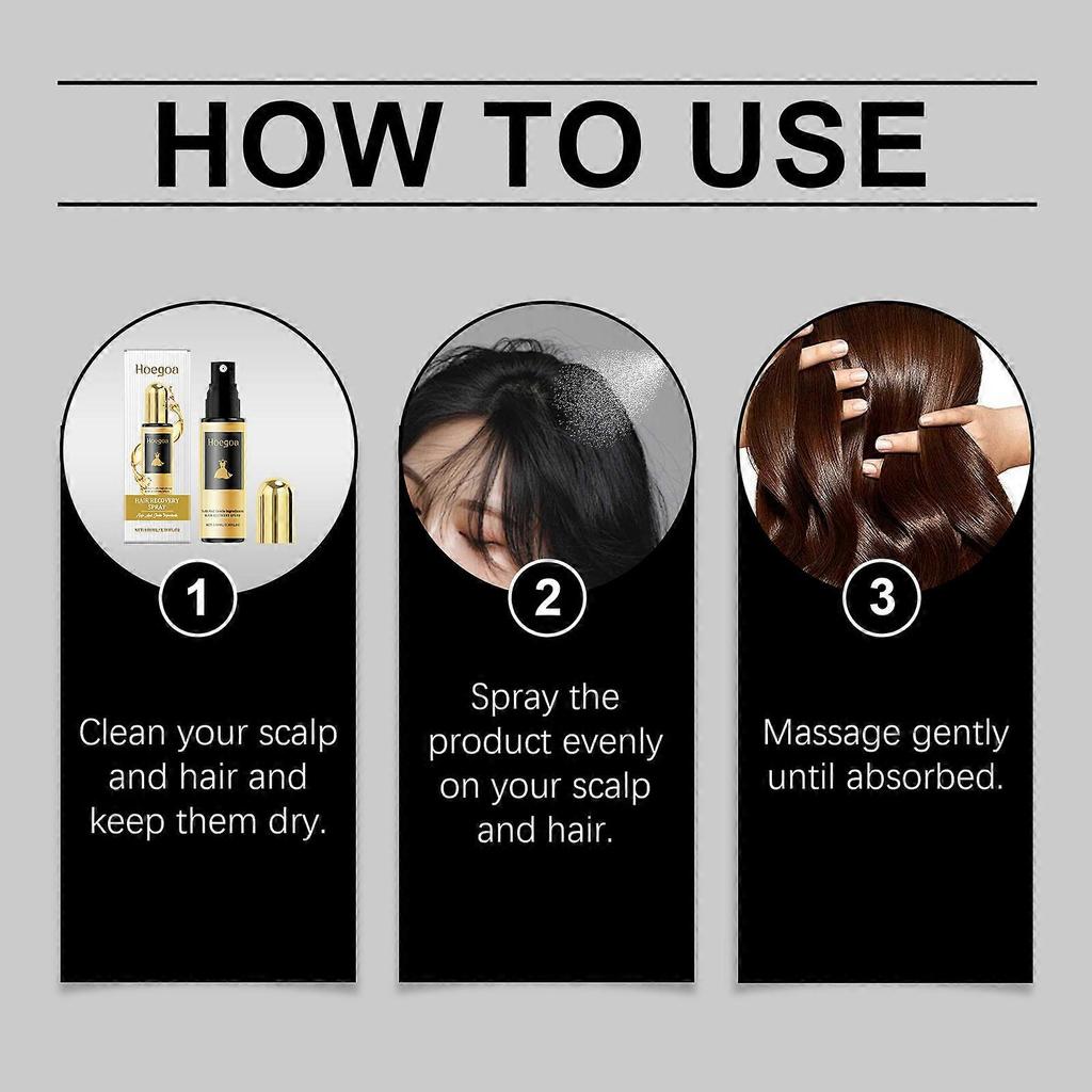 Hoegoa Hair Care Spray, Gently Nourishes Hair, Softens And Strengthens Hair Care Spray