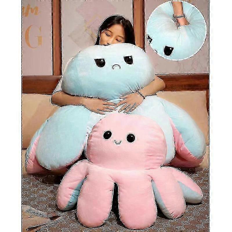 2026 Reversible Octopus Stuffed Animal, Large Plush Octopus Cushion Pillow Toys