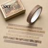 Translucent Washi Tape 20 Rolls Vintage Set, Retro Patterns Decorative Masking Tapes Japanese Paper for Arts, DIY Crafts, Journals, Planners,