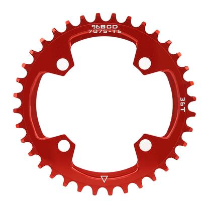 96BCD Fahrrad Narrow Wide Rundes Kettenblatt Reparatur Einzelnes Kettenblatt für Mountainbike 36Z