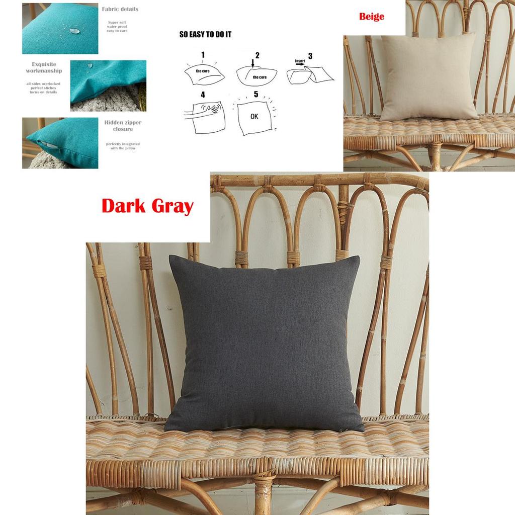 Luxurious Waterproof Garden Cushion Covers For Outdoor And Indoor Furniture Use