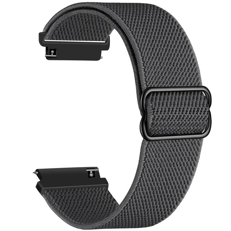 Nylon Strap for Samsung Galaxy Watch 7 FE 6 5 4/Gear S3 Adjustable Bracelet for Amazfit Balance 2/Bip 6 5/GTR 4/Active 2 3/GTS 4