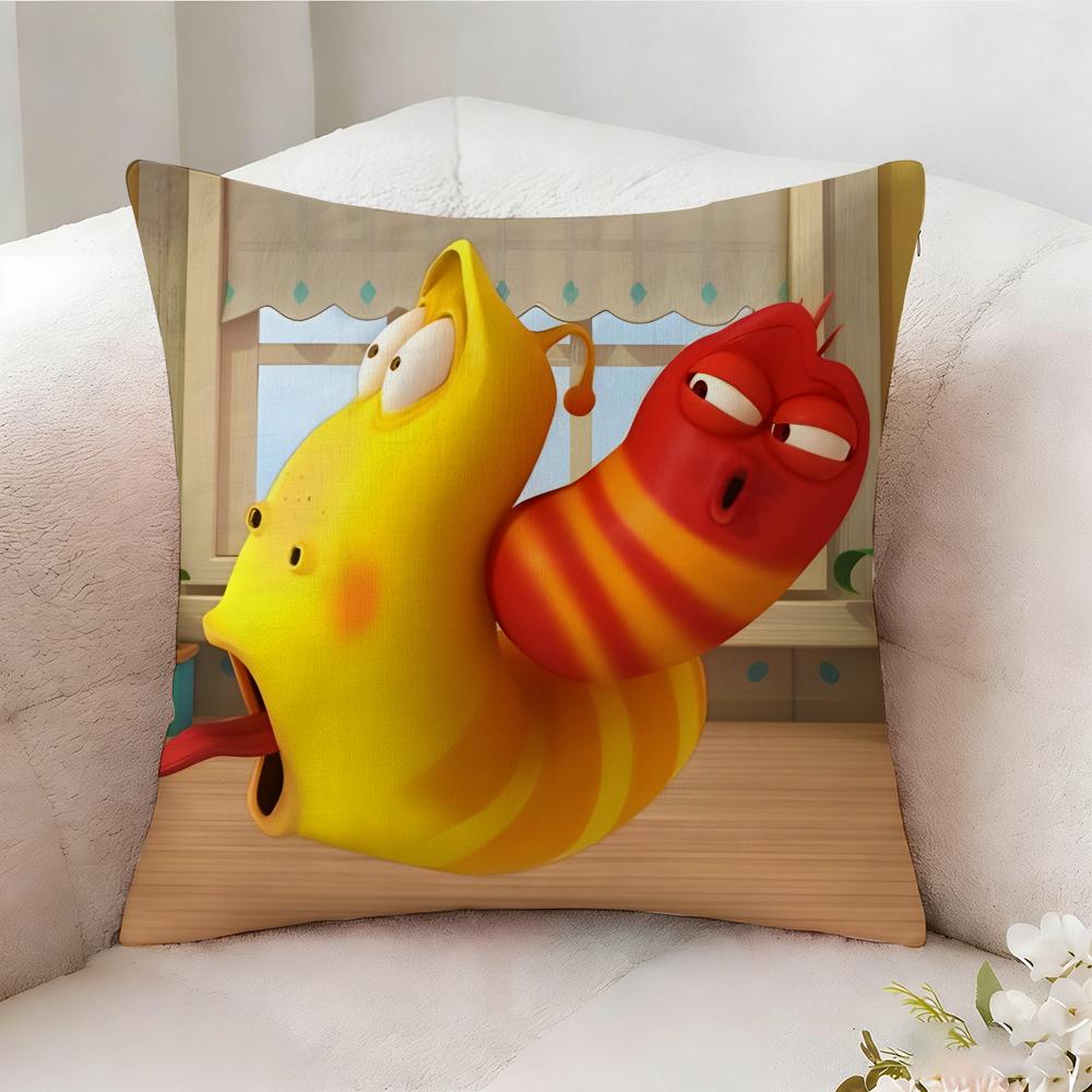 L-Larvas Animation Film Pillow Case Pillowcase, Double-Sided Printed, Sofa Cushion, Bedroom Headboard Pillow