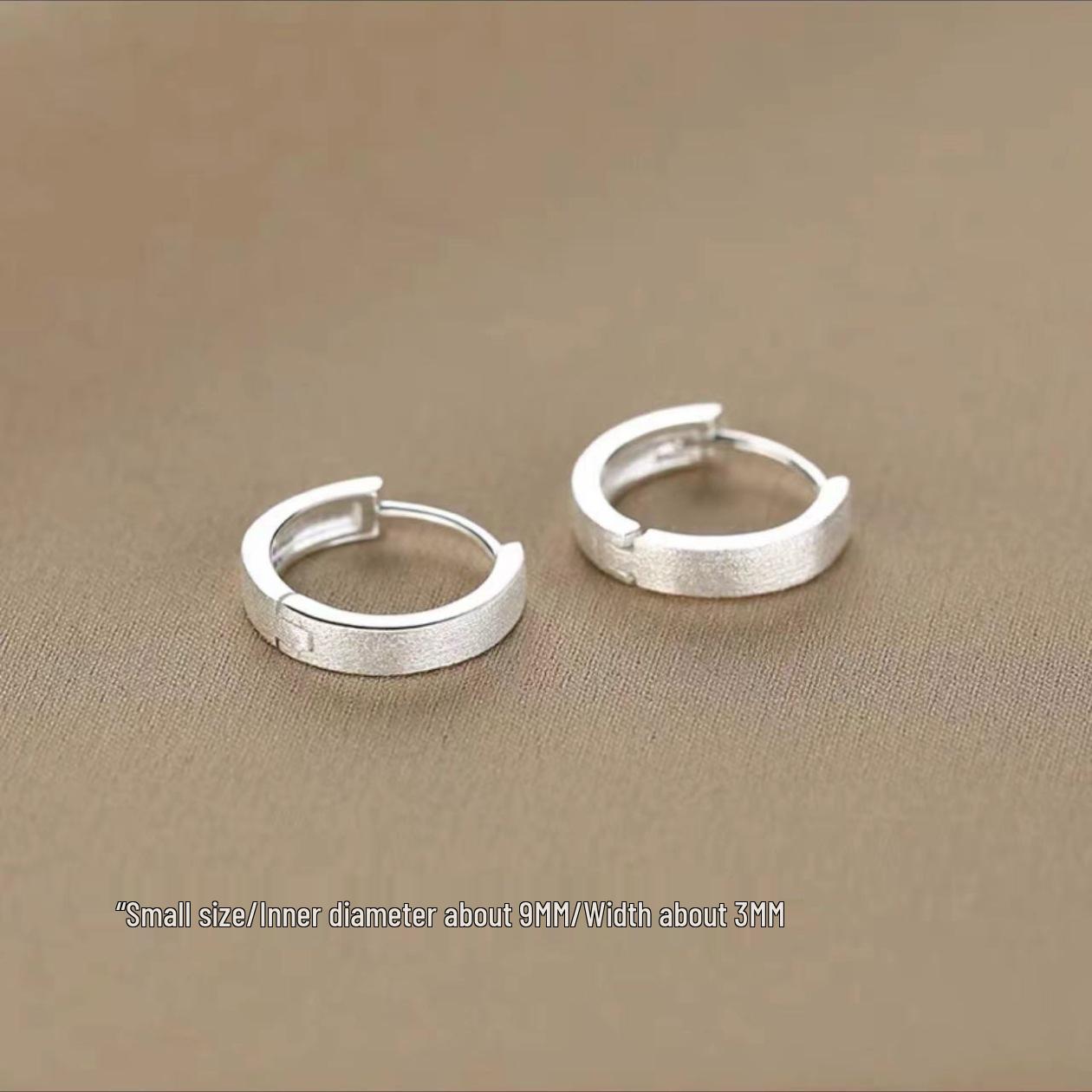 

Бестселлер 2023 года Серьги-кольца из стерлингового серебра 925 пробы: Женские пусеты класса люкс