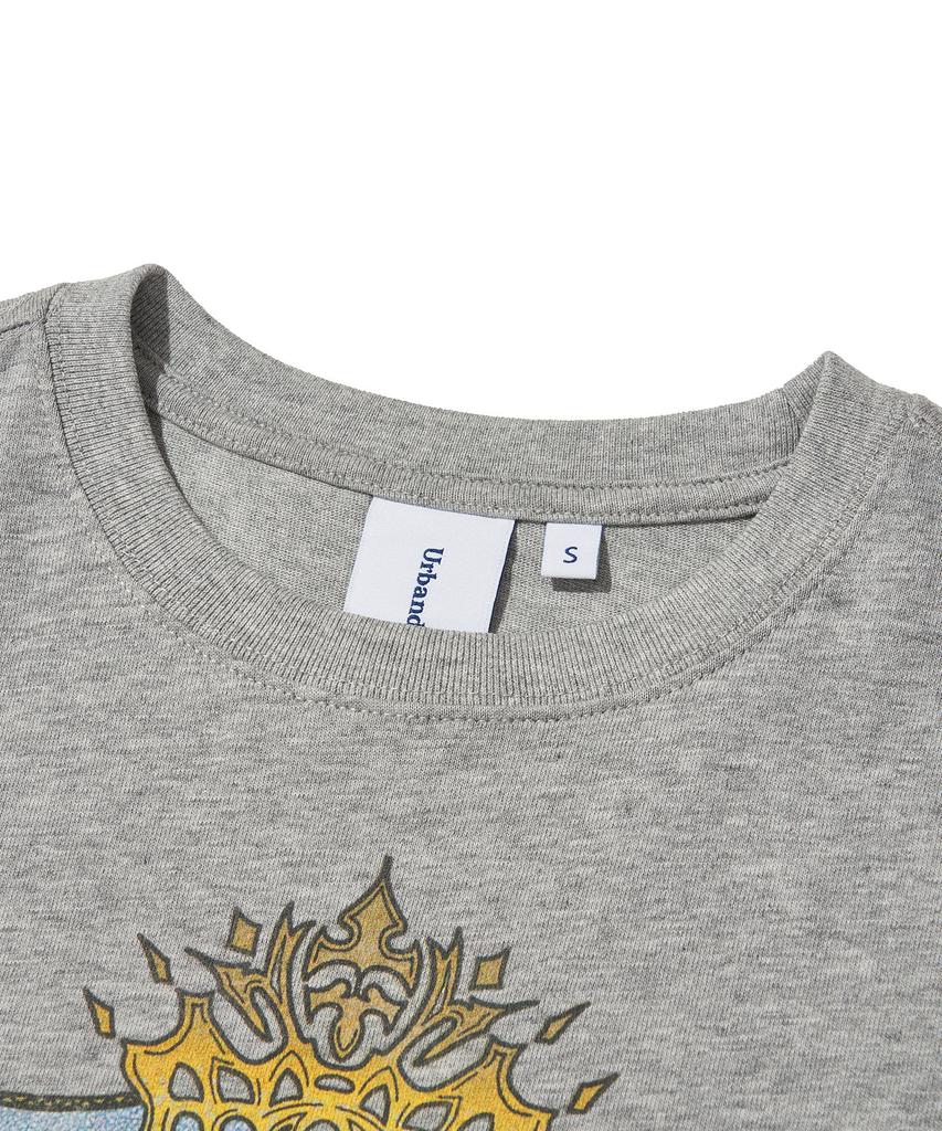 URBANDTYPE Riverside City T-Shirt_Melange Gray