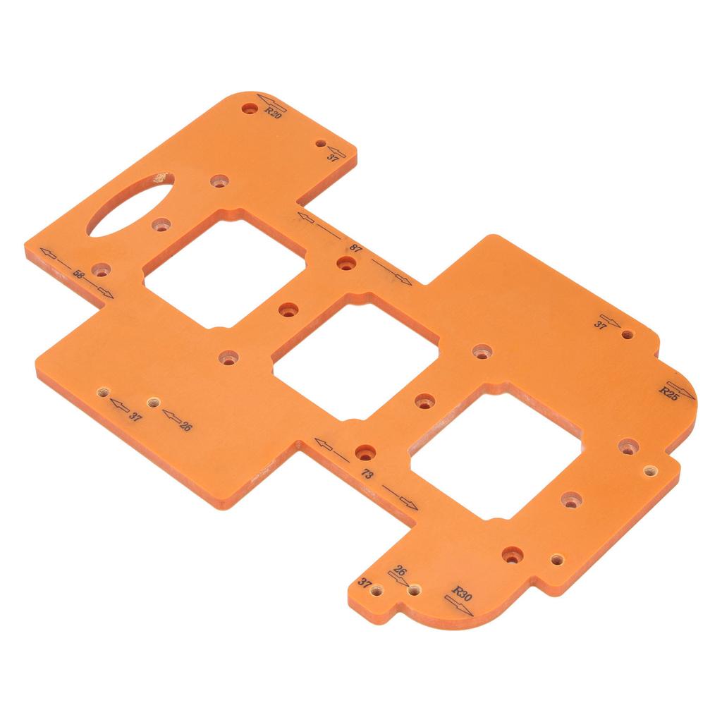 Woodworking Round Corner Radius Templates R20 R25 R30 Universal Woodworking Router Template