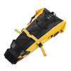 Bikepacking Bag 500D PVC Yellow and Black Waterproof 13L Non Slip Bike Saddle Bag for Long Ride