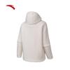 ANTA Women's Loose Hooded Lambswool Fleece Jacket