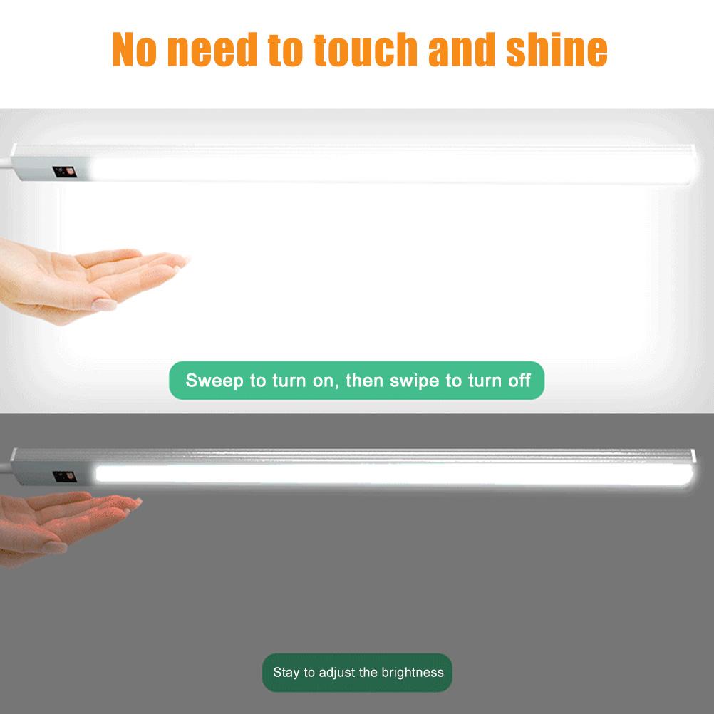 Induktions-Schrankleuchte LED Schrank Nacht Streifenlicht USB Intelligente Sensor Lichtleiste