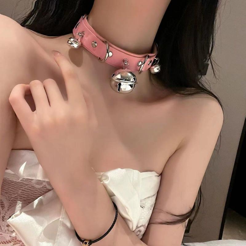 Bell Collar Women's Neckband Chain Neck Ring Men's Collar Chain Neck Ring Necklace Neck Ring Necklace Loop
