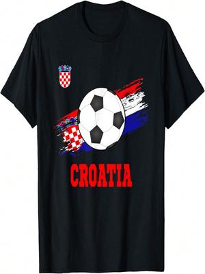 Chorvatsko Fotbal Chorvatský Fotbal Chorvati Futbol Tričko