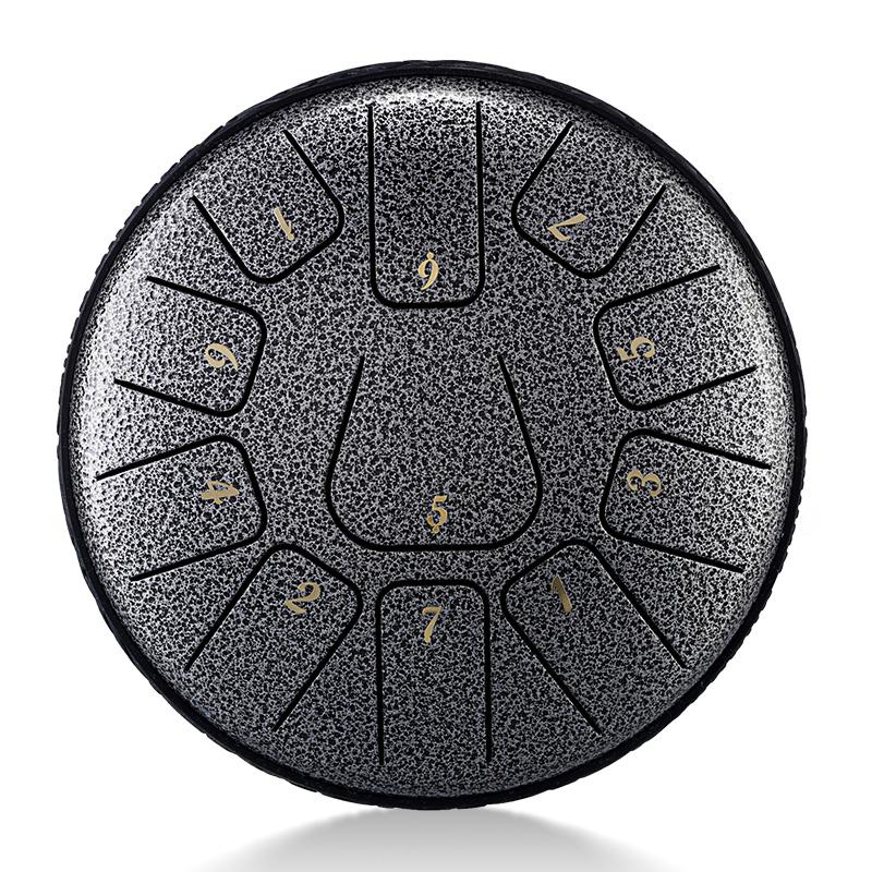 Steel Tongue Drum 6 Inch 11 Notes D Tones Glucophone Ethereal Drum Music Drum Tongue Drum Percussion Instrument