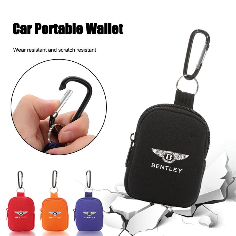 Mini Travel Portable Storage Case Zipper Pouch Organizer Bag For New Bentley Flying Spur Continental GT Bentayga Mulsanne HS2