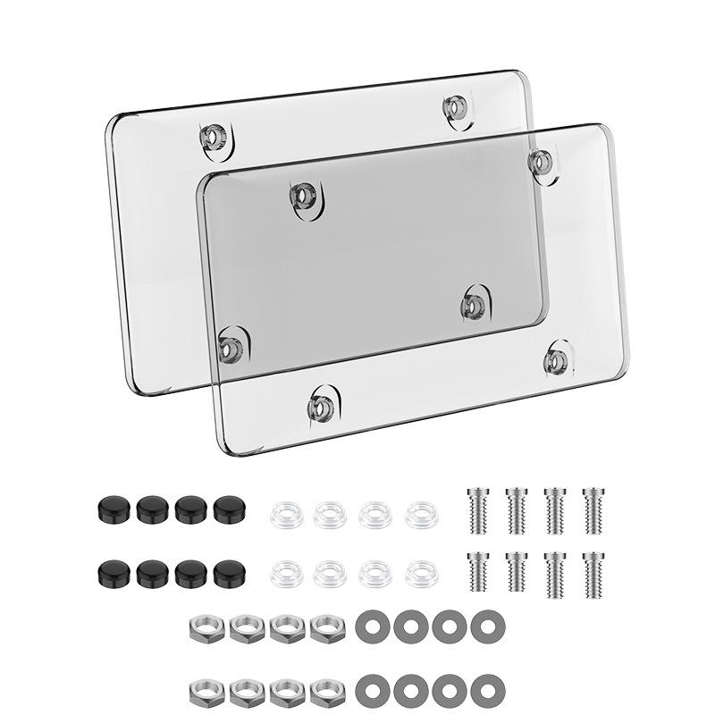 Cadre et Support de Plaque d'Immatriculation de Voiture Américaine
