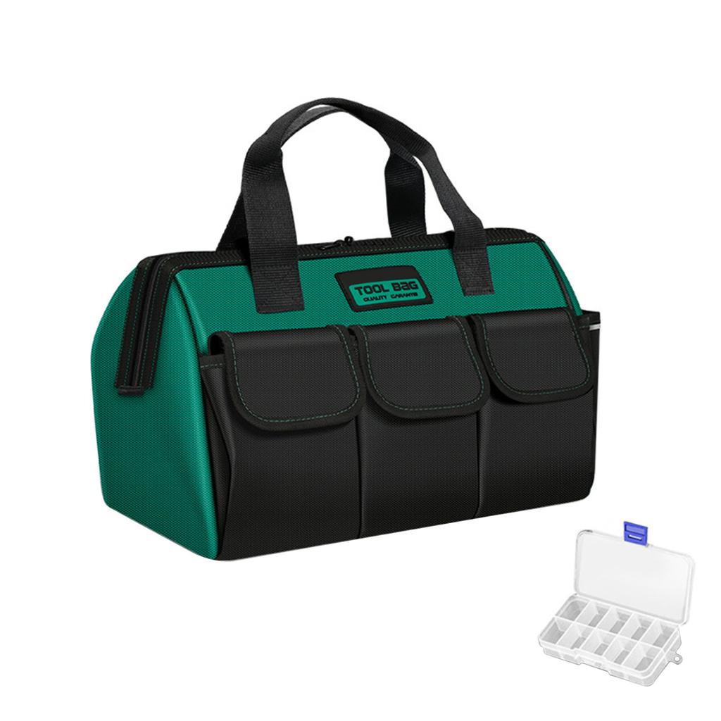 Heavy Duty Oxford Tool Bag Large Capacity Waterproof Durable Work Tote Pouch For Professional Repair Equipment Storage