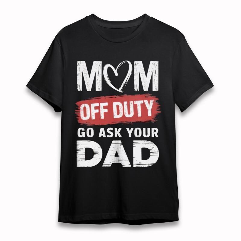 

Women s T-Shirt With Humor Mom Design Graphic Unisex Black Oversize Cotton Tops S