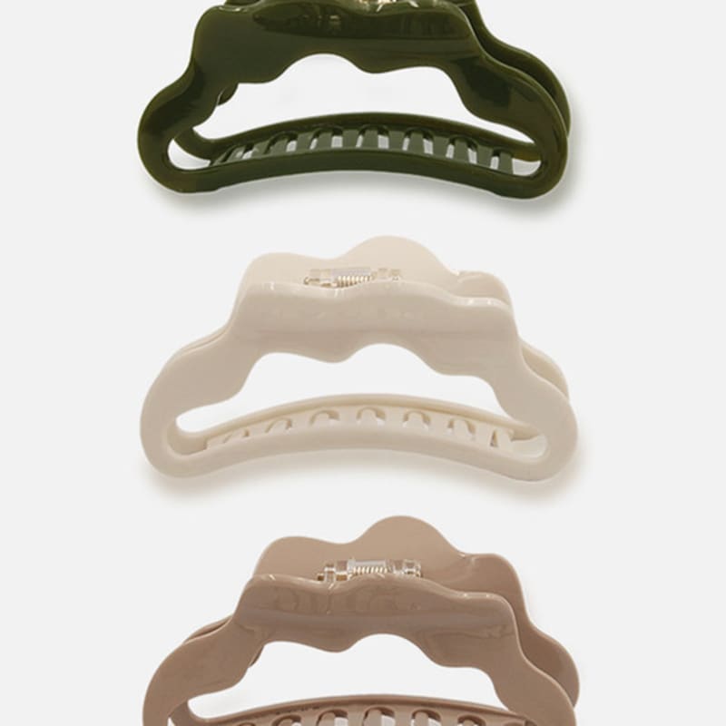 

J.Lauren Wavy Cloud Hair Claw Clip H01347 ivory