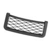 Car Storage Net Bag Back   Side Phone Holder Organize Resilient GPS Black 8.5 * 20cm