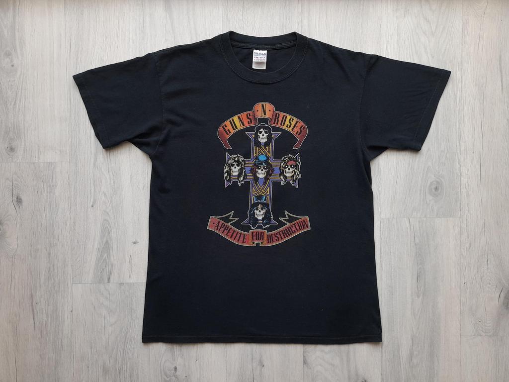 Vintage 2004 Guns N Roses Appetite For Destruction T-Shirt , Large , Guns N Roses Appetite For Destruction Tee Vintage , GNR Y2K T-Shirt
