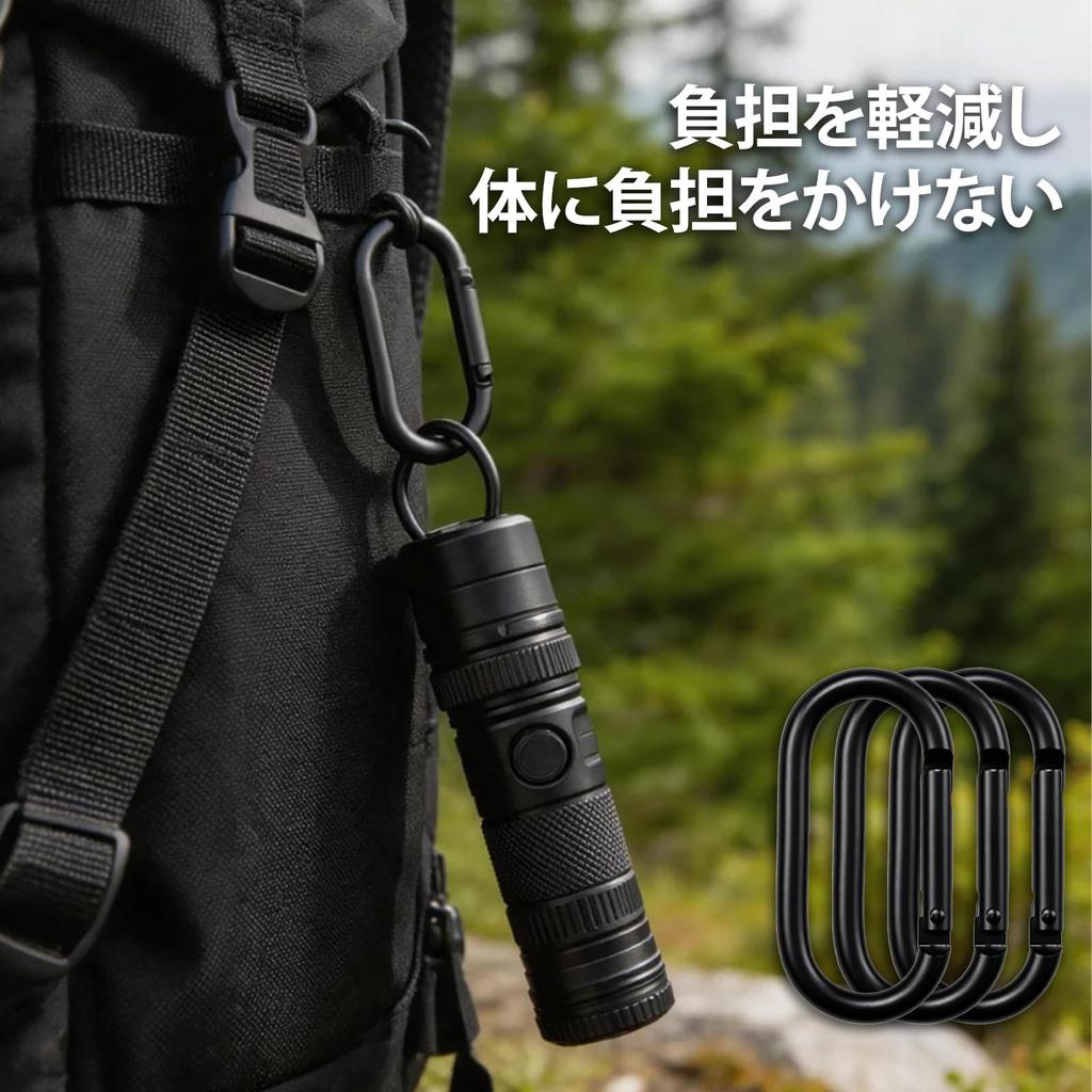 [Artoyphics] Carabiner oval/circular set (10 pieces) | Ultra-light aluminum alloy