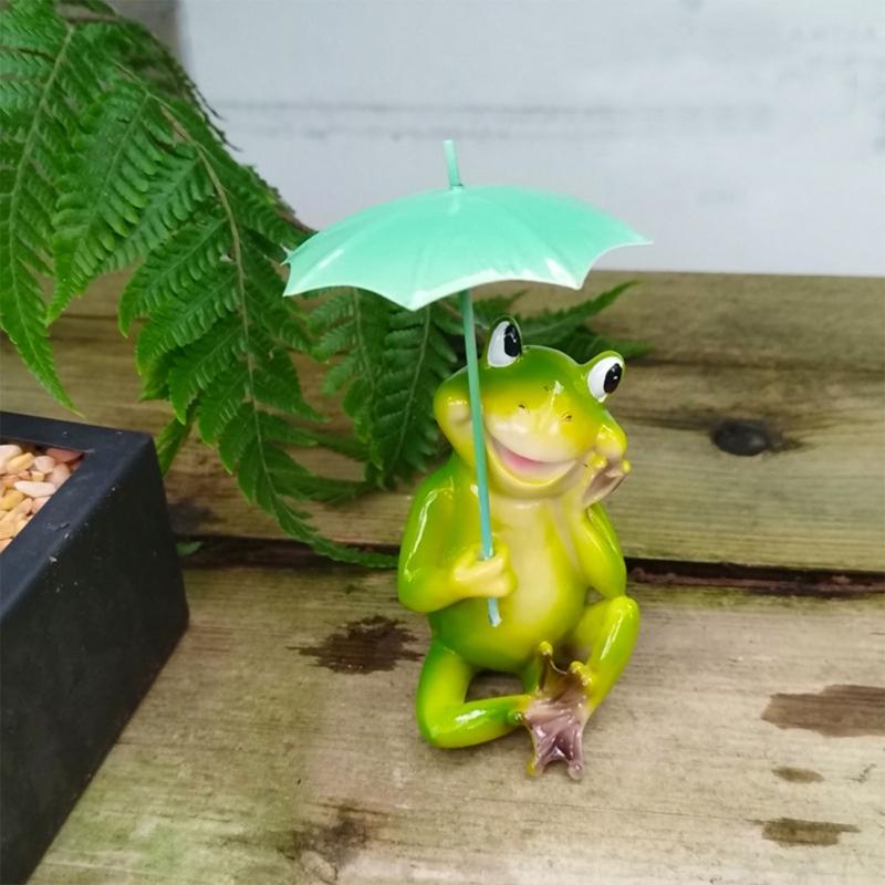 Frogs Garden Statue for Outdoor Garden Decors Pond Lawns Statues Garden Sculpture Decorations for Home Yard Party Decors