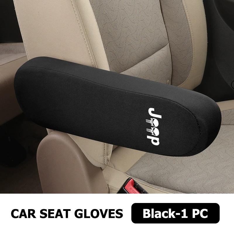 Car Armrests Cover Centre Console Front Seat Armrest Protector Accessories For Jeep Cherokee Wrangler JK Gladiator Compass AKQ1