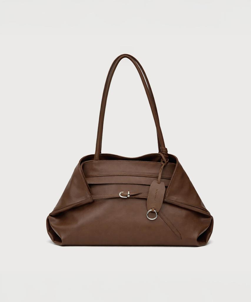 Bemymood Plie Bag - Satin Brown